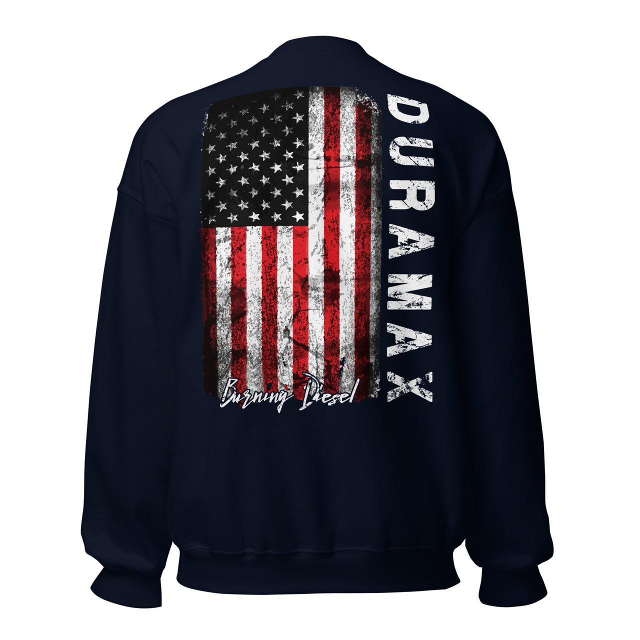 Duramax Crewneck Sweatshirt-In-Navy-From Aggressive Thread