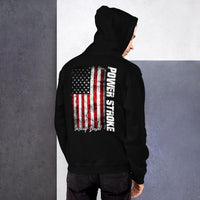 Thumbnail for Powerstroke Hoodie Power Stroke Sweatshirt With American Flag