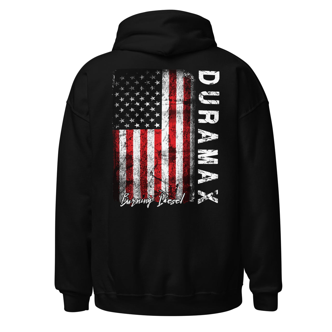 LB7 Duramax Hoodie Sweatshirt With American Flag