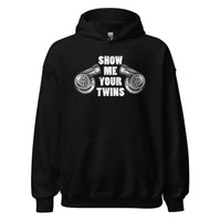 Thumbnail for Show Me Your Twins Turbo Hoodie in black
