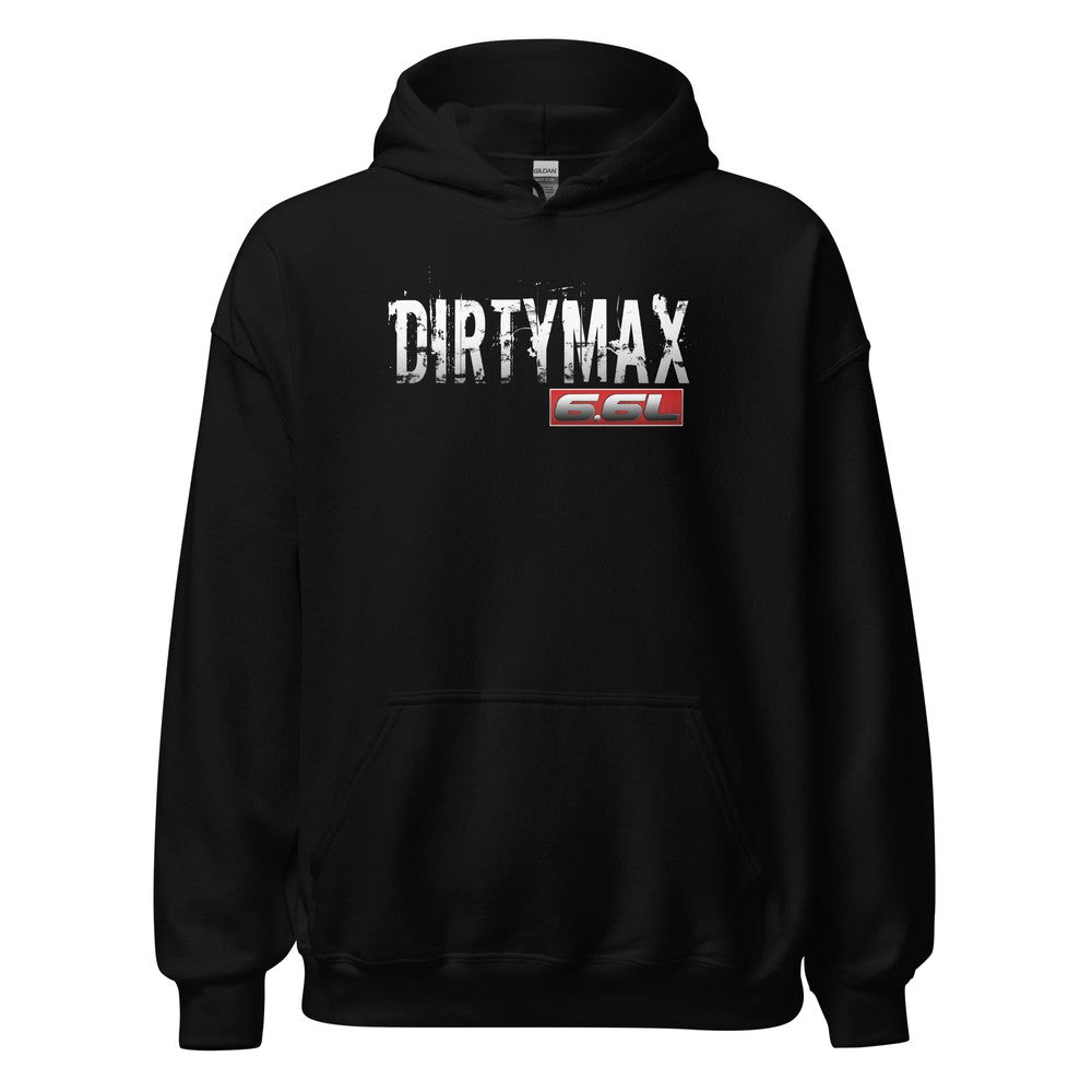 Dirtymax 6.6 Duramax Hoodie in black