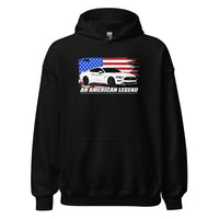 Thumbnail for American Flag Mustang GT 5.0 Hoodie in black