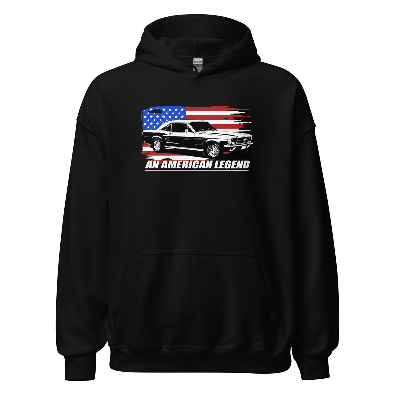 67 Fastback Hoodie Sweatshirt in Black