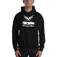 Thumbnail for 4th Gen 1993-1997 Trans Am Hoodie modeled in black