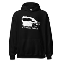 Thumbnail for 2nd Gen Burnout Rolling Coal Hoodie Sweatshirt-In-Black-From Aggressive Thread