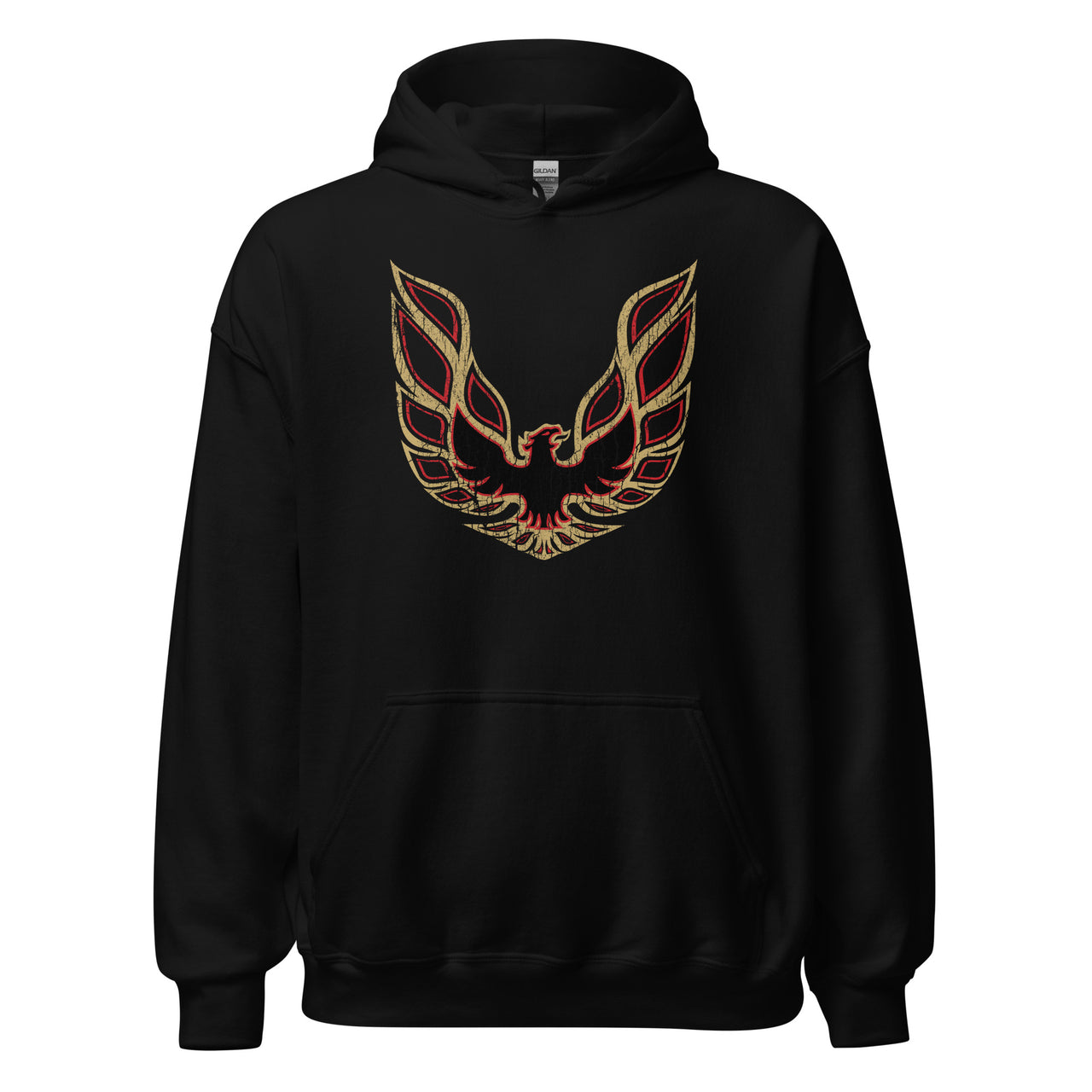 Traditional Trans Am Firebird Logo Hoodie in black
