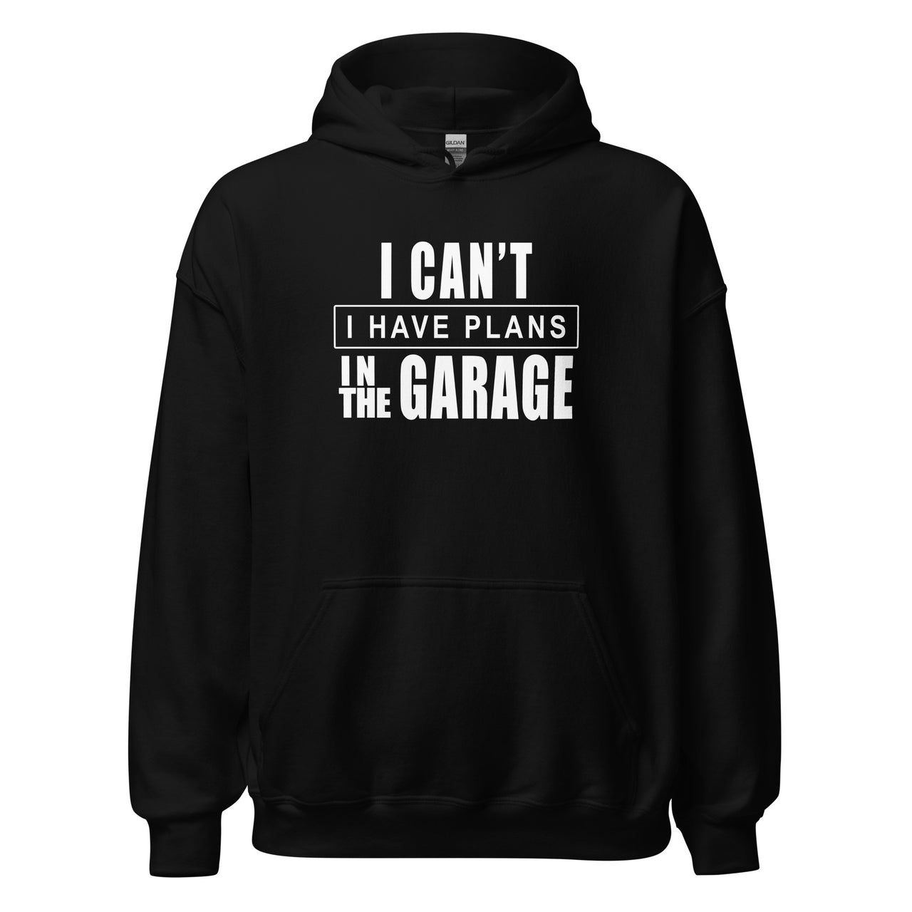 Funny Mechanic Sweatshirt Car Enthusiast Hoodie Gift Idea - I Have Plans In The garage - in black