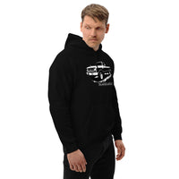 Thumbnail for First Gen Dodge Truck Hoodie modeled in black