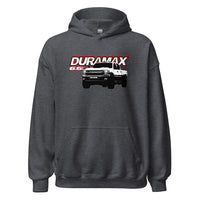 Thumbnail for Duramax Hoodie Sweatshirt - Aggressive Thread Diesel Truck T-Shirts