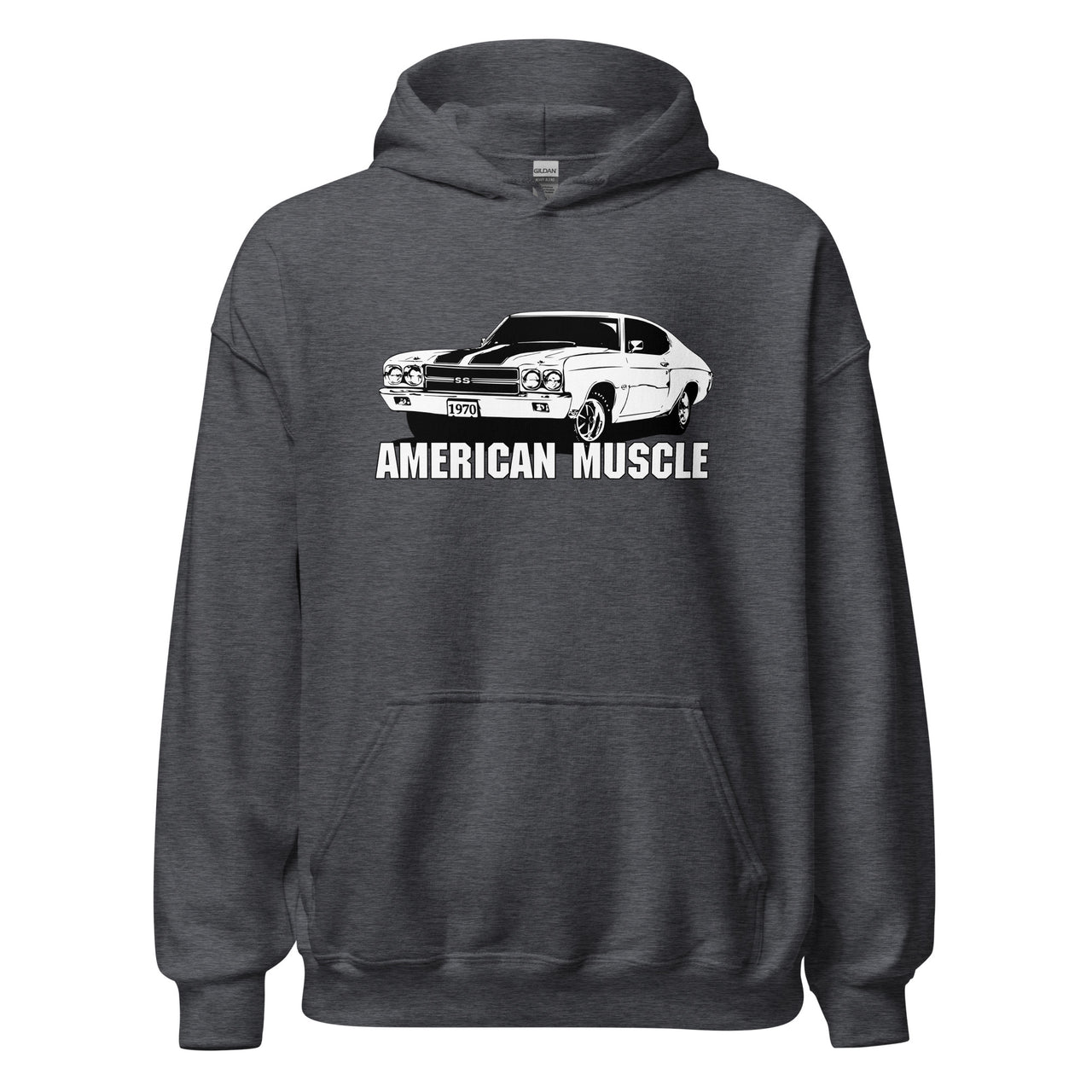 1970 Chevelle Hoodie in grey