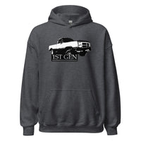 Thumbnail for First Gen two-tone 4x4 Truck Hoodie Sweatshirt-In-Dark Heather-From Aggressive Thread