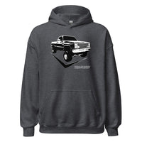 Thumbnail for Lifted 80's K10 Square Body Hoodie in grey