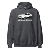 Thumbnail for 1971 Chevelle Car Hoodie in grey