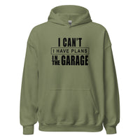 Thumbnail for Funny Mechanic Sweatshirt Car Enthusiast Hoodie Gift Idea - I Have Plans In The garage - in military green