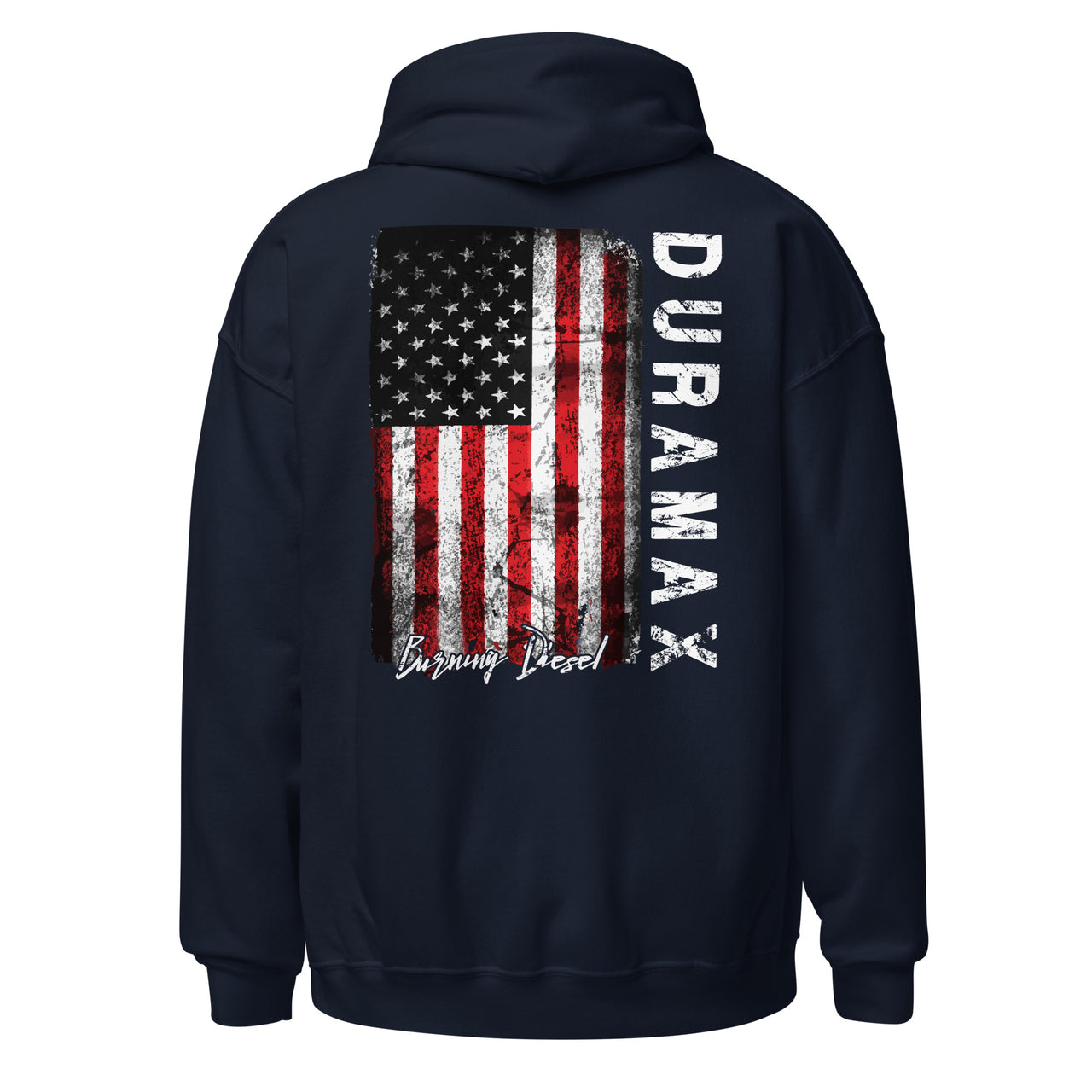 LB7 Duramax Hoodie Sweatshirt With American Flag