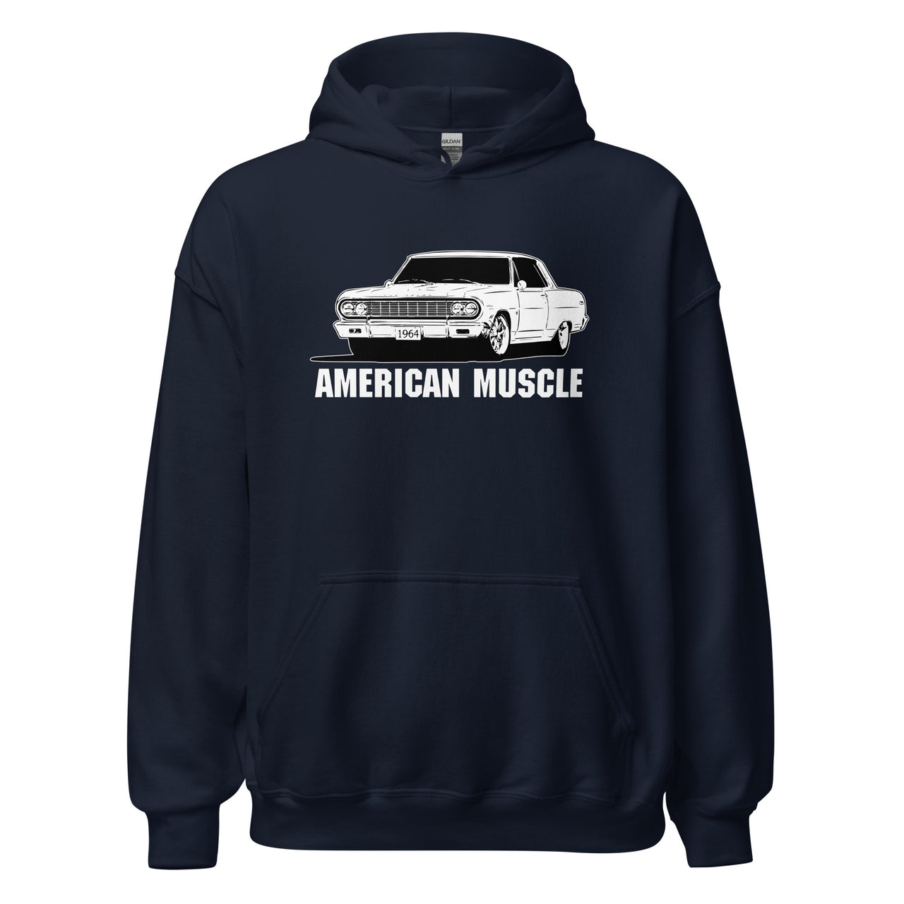 1964 Chevelle Hoodie in navy