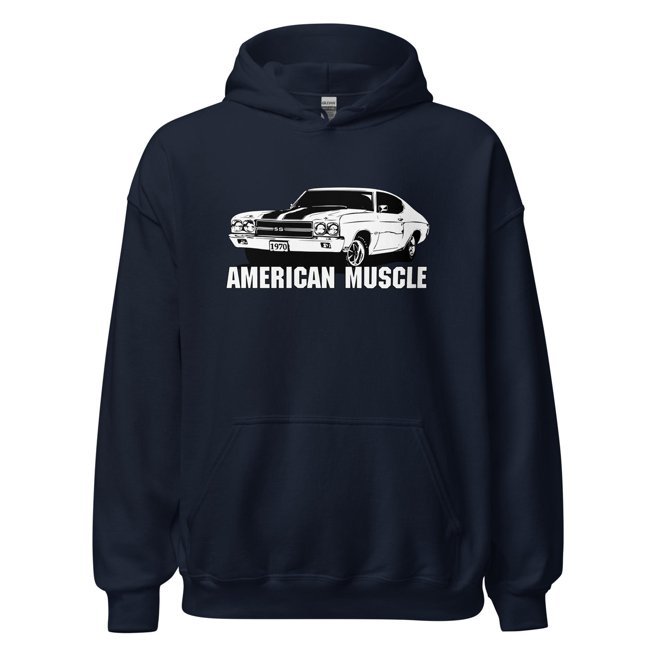 1970 Chevelle Hoodie in navy