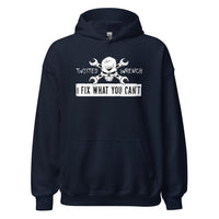 Thumbnail for Gift For Mechanic Master Technician Hoodie-In-Navy-From Aggressive Thread