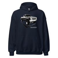 Thumbnail for Lifted 80's K10 Square Body Hoodie in navy