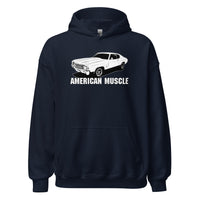 Thumbnail for 1971 Chevelle Car Hoodie in navy