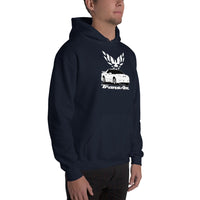Thumbnail for 4th Gen 1993-1997 Trans Am Hoodie modeled in navy