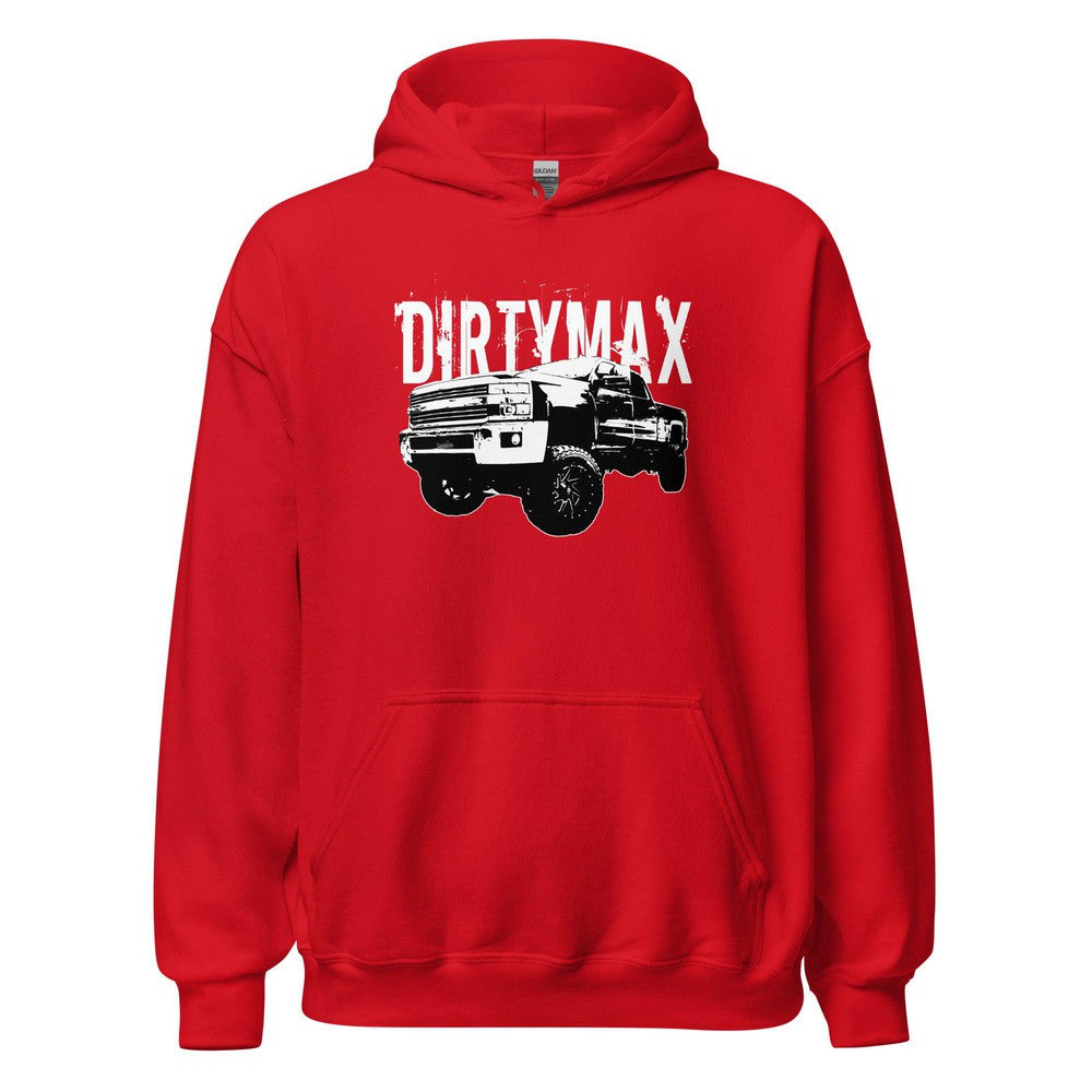Dirtymax Duramax Hoodie in red