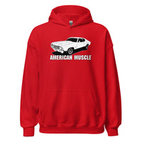 Thumbnail for 1971 Chevelle Car Hoodie in red