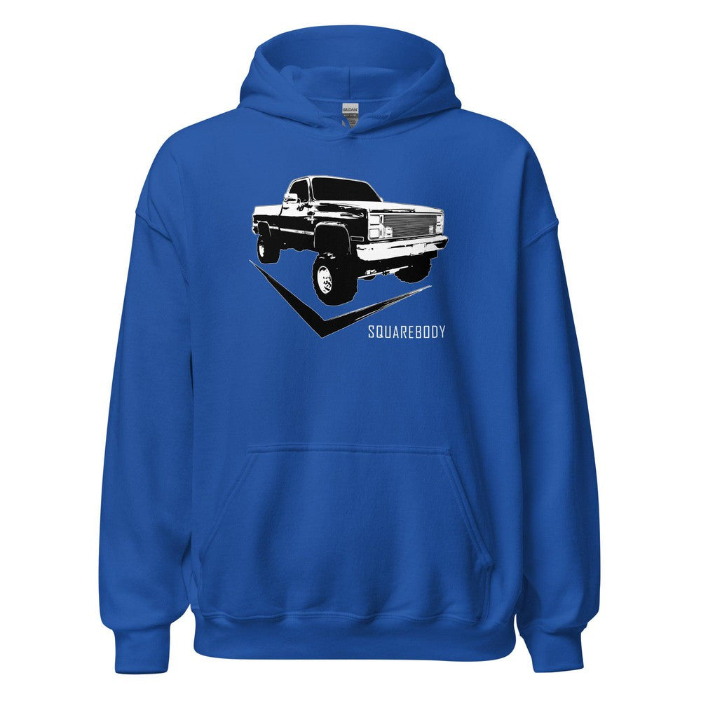 Lifted 80's K10 Square Body Hoodie in blue