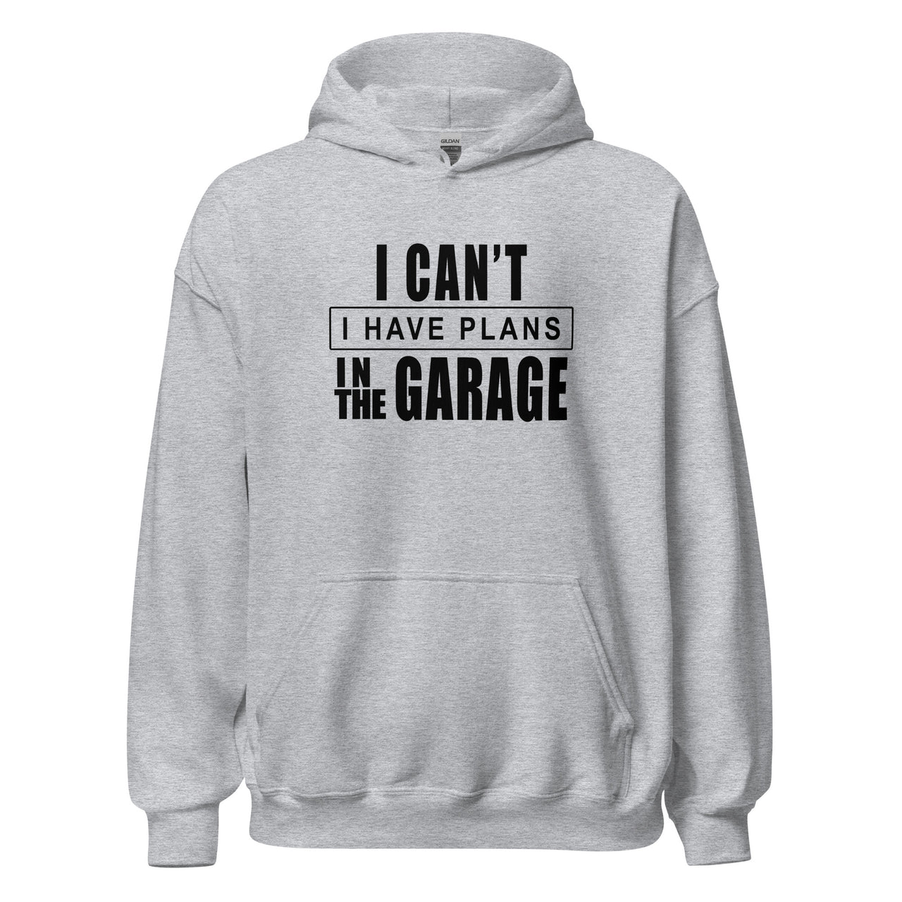 Funny Mechanic Sweatshirt Car Enthusiast Hoodie Gift Idea - I Have Plans In The garage - in sport grey