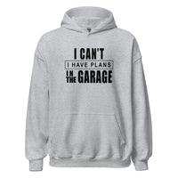 Thumbnail for Funny Mechanic Sweatshirt Car Enthusiast Hoodie Gift Idea - I Have Plans In The garage - in sport grey