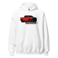 Thumbnail for Red Trail Boss Truck Hoodie in white