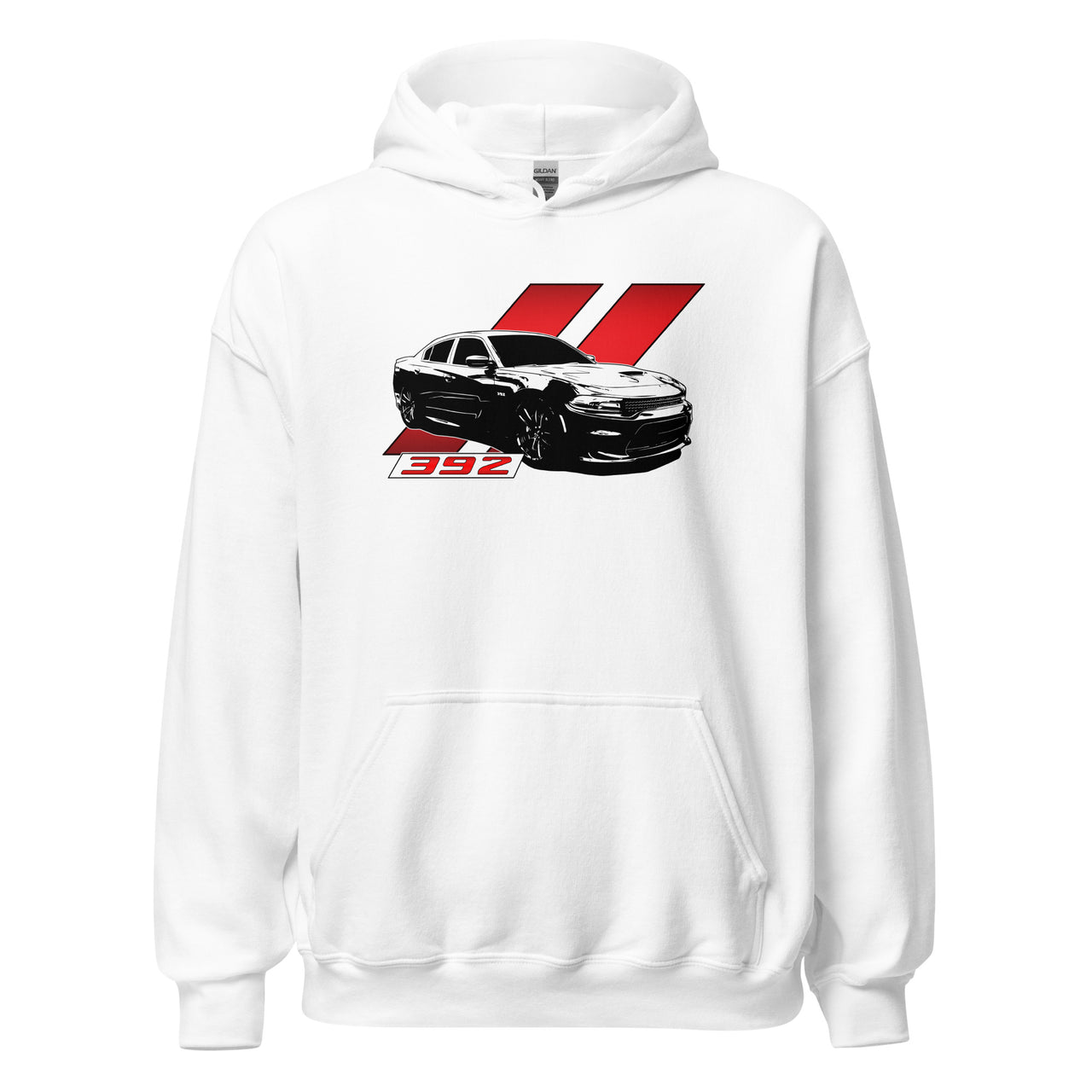 Charger 392 Hoodie in white