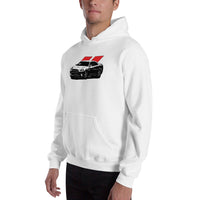 Thumbnail for 2010-2014 Charger Hoodie modeled in white