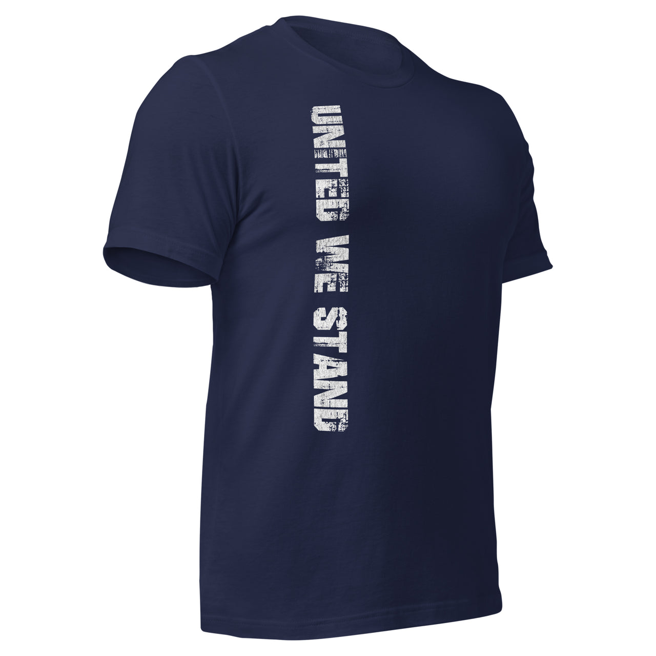 United We Stand American Flag T-Shirt in navy front