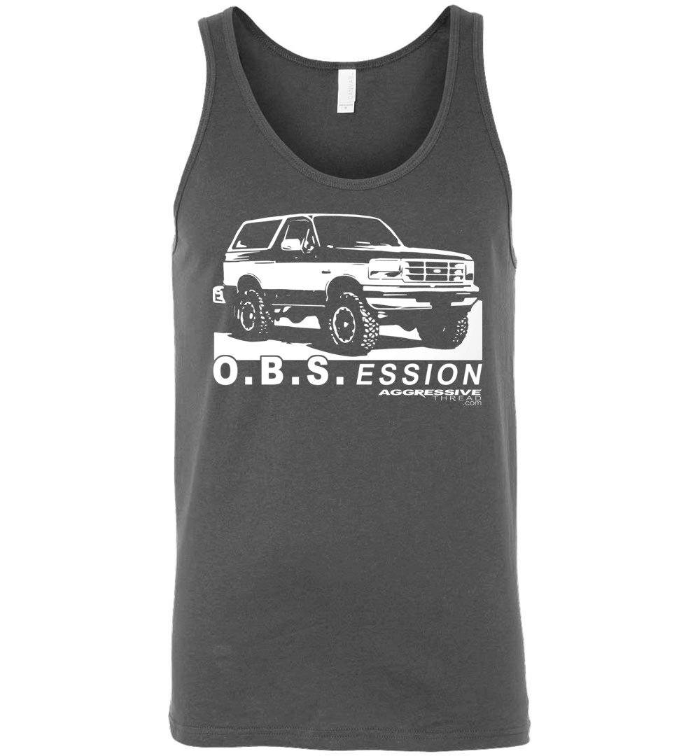 Ford OBS Bronco Tank Top Shirt - Aggressive Thread Diesel Truck T-Shirts