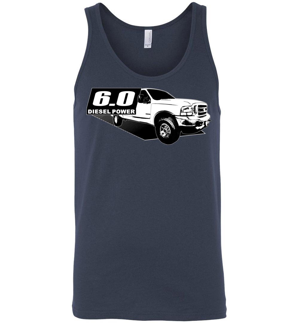 Power Stroke 6.0 Diesel Powerstroke Tank Top Shirt From Aggressive Thread Apparel