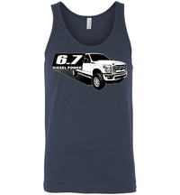 Thumbnail for Power Stroke 6.7 Diesel Powerstroke Tank Top Shirt From Aggressive Thread Apparel