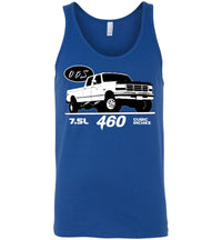 Thumbnail for OBS Crew Cab 7.5l 460 Tank Top - Aggressive Thread Diesel Truck T-Shirts