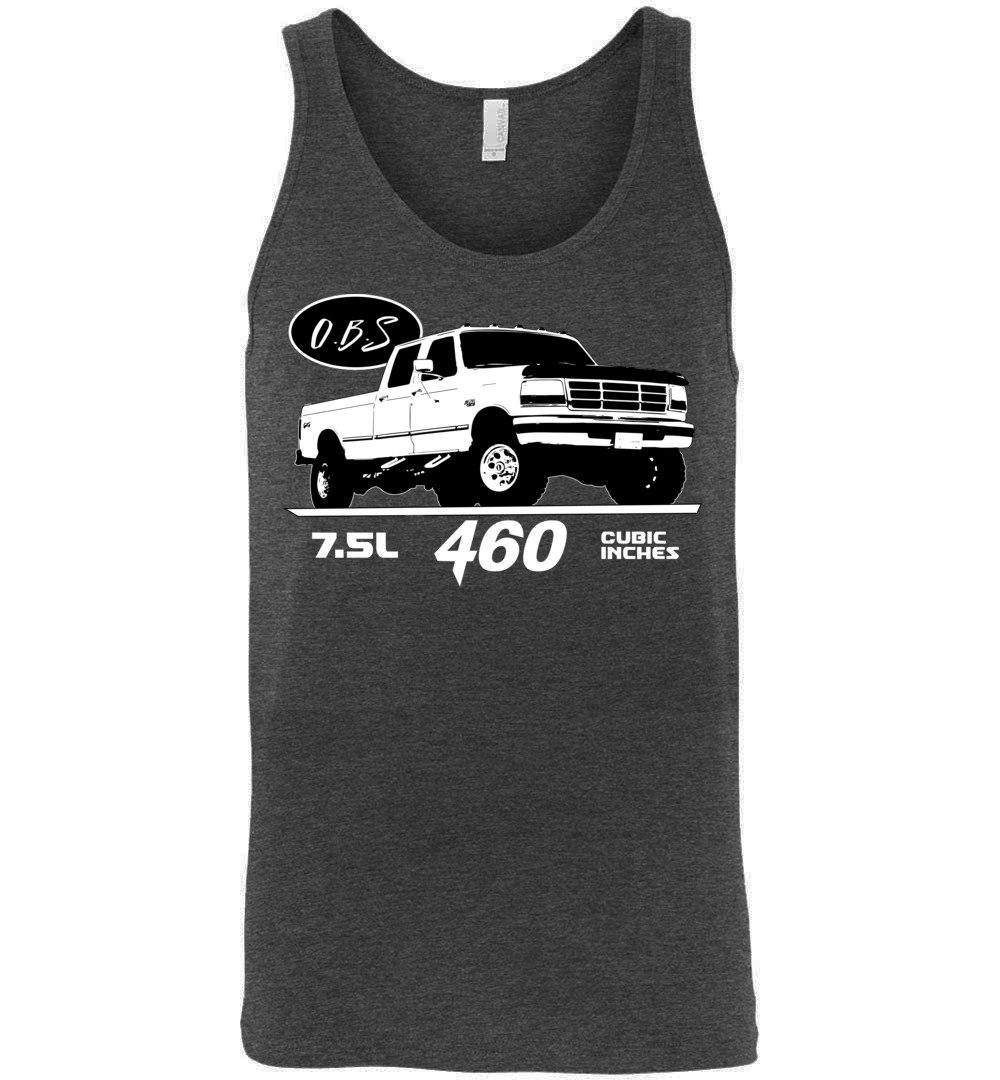 OBS Crew Cab 7.5l 460 Tank Top - Aggressive Thread Diesel Truck T-Shirts