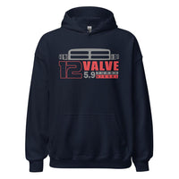 Thumbnail for 12v cummins Second gen dodge ram hoodie in navy