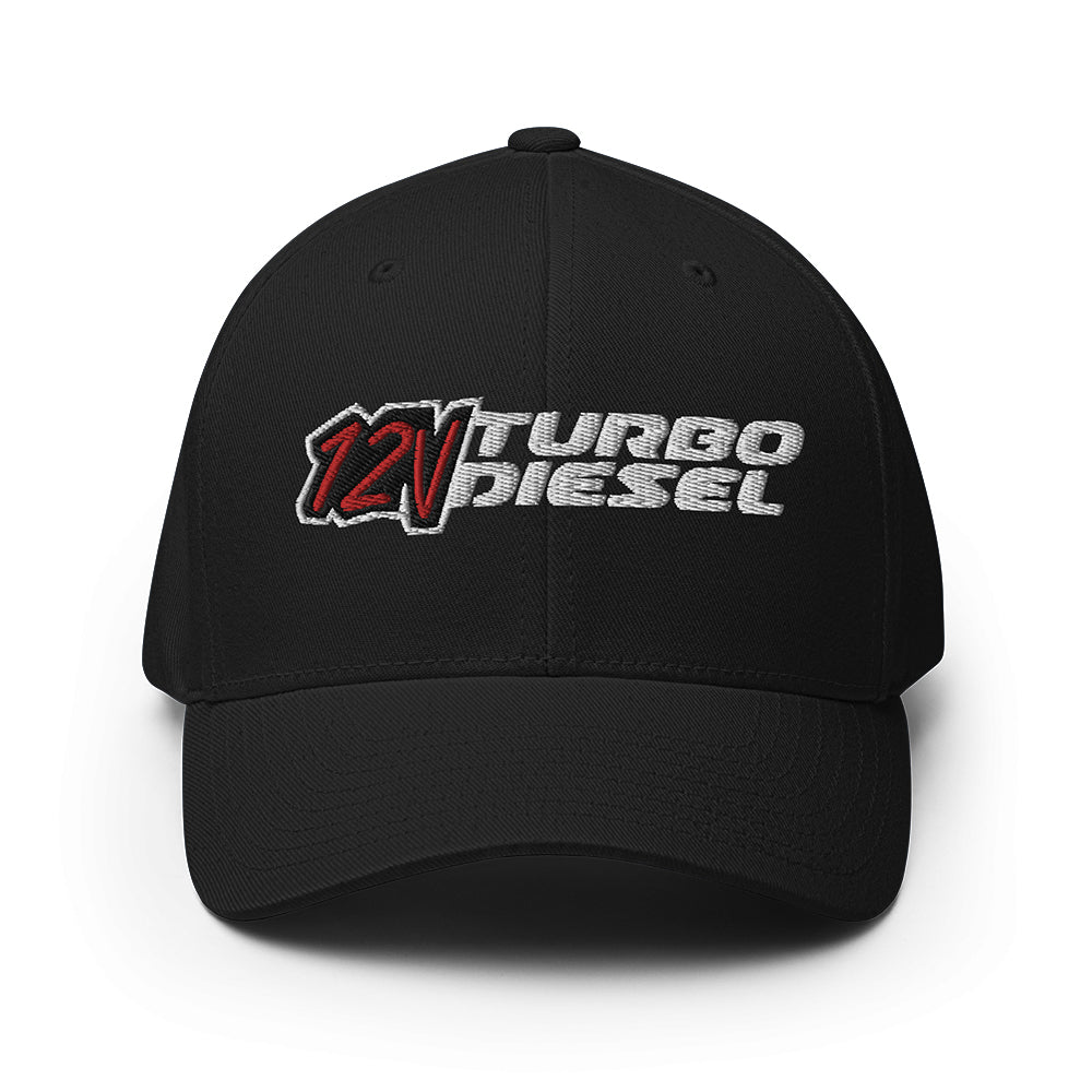 12 Valve Diesel Flexfit Hat in black