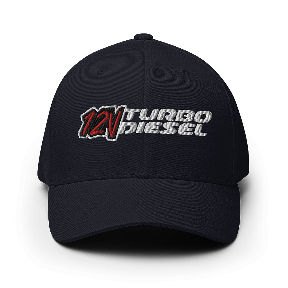 12 Valve Diesel Flexfit Hat in navy