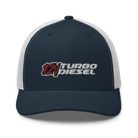 Thumbnail for 12 Valve Trucker Hat in navy and white
