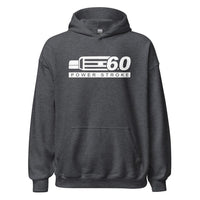 Thumbnail for 6.0 Power Stroke Hoodie With F250 Grille - dark heather