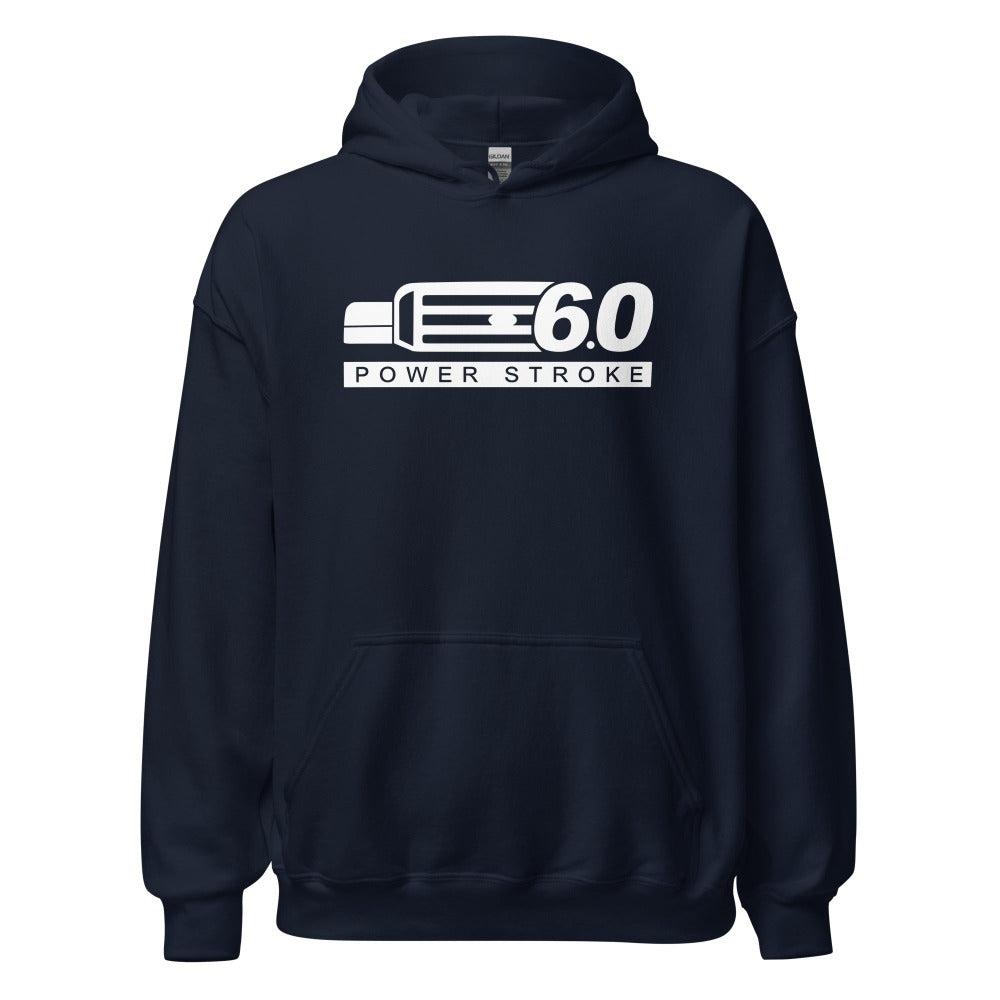 6.0 Power Stroke Hoodie With F250 Grille - navy