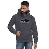 Thumbnail for Man modeling a 70-72 C10 Hoodie Dark Heather