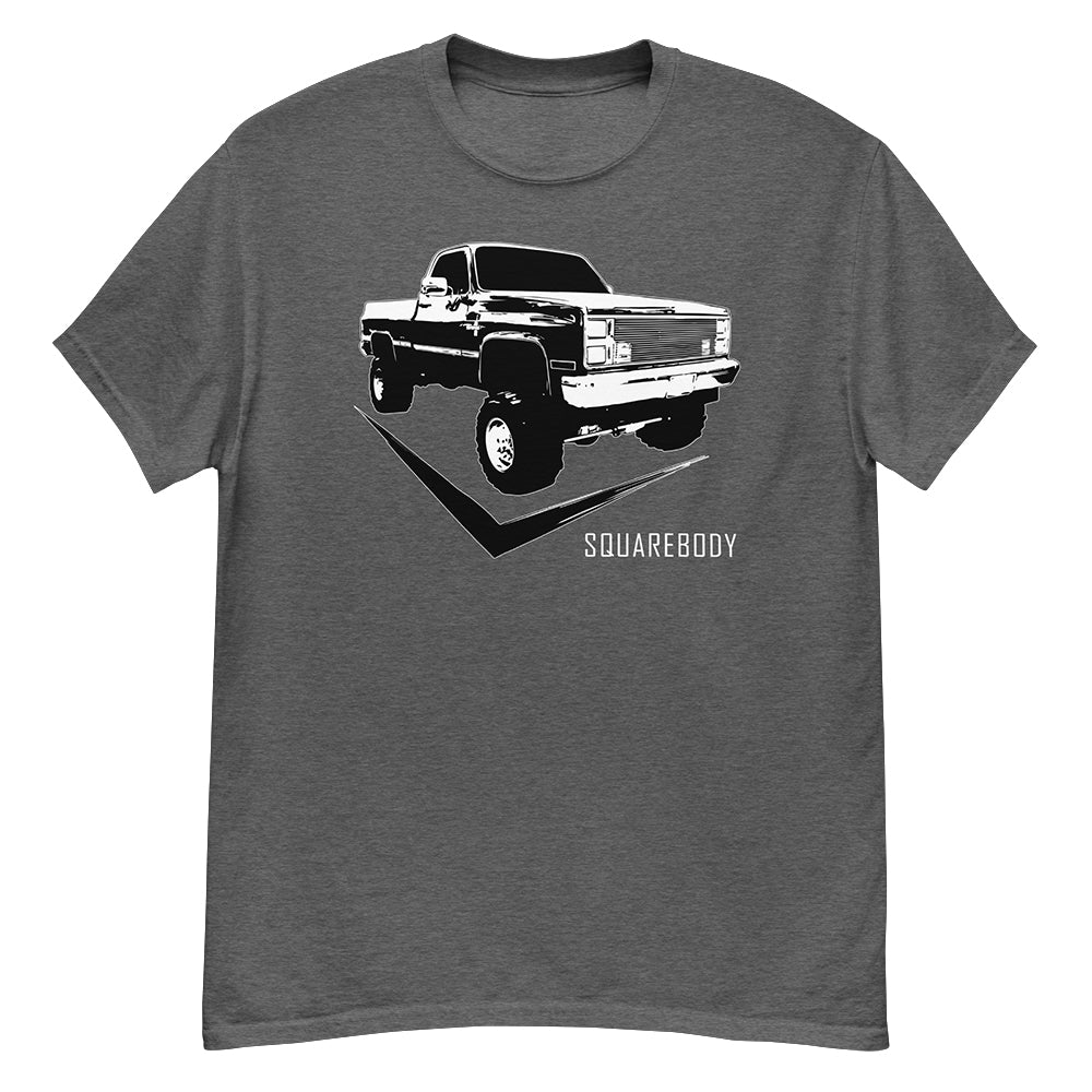 Square Body Truck T-Shirt in dark heather