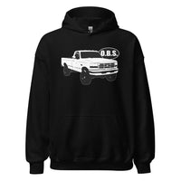 Thumbnail for OBS Ford Super Duty Hoodie From Aggressive Thread - Color Black