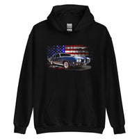 Thumbnail for 70 GTO Hoodie Sweatshirt From Aggressive Thread - Black