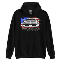 Thumbnail for 2nd Gen Cummins Hoodie From Aggressive Thread - Black